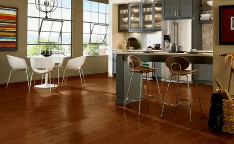 Hardwood in kitchen